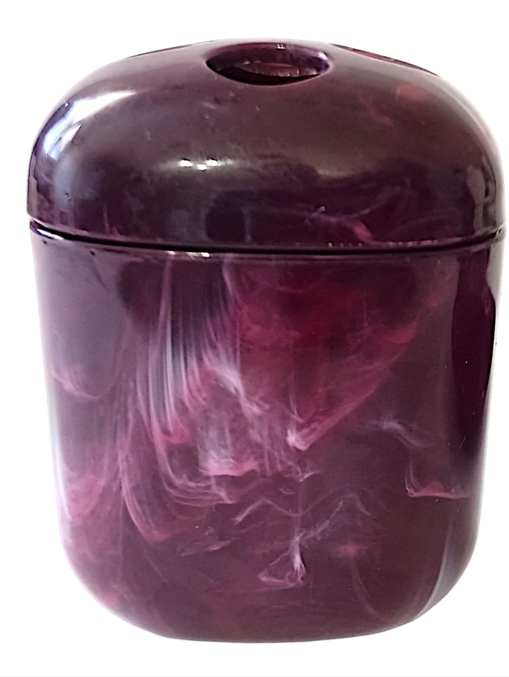 Vtg‎ Marbled Plastic Toothbrush Holder Soap Dish Wine Pink Color Retro Bathroom